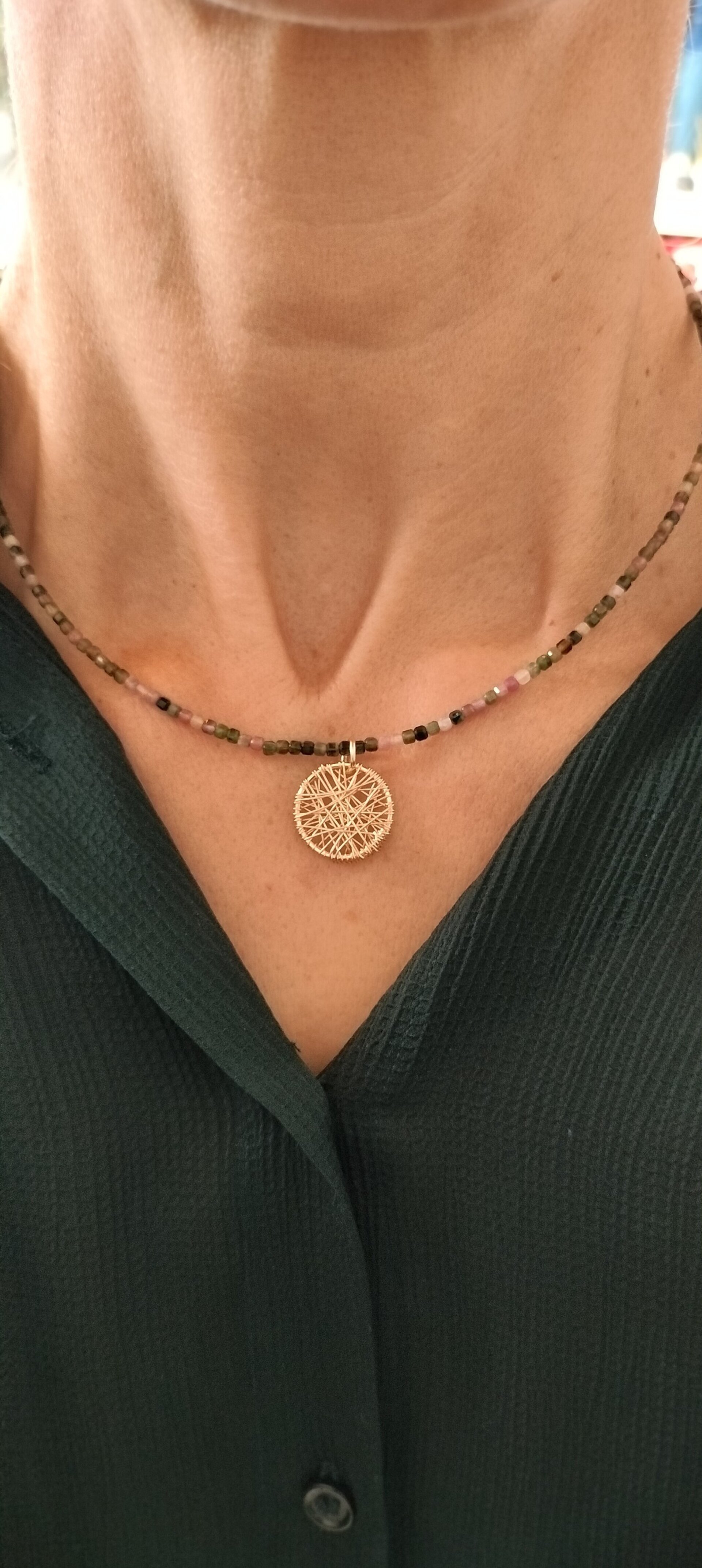 Gargantilla o Chóker de piedra natural - 3