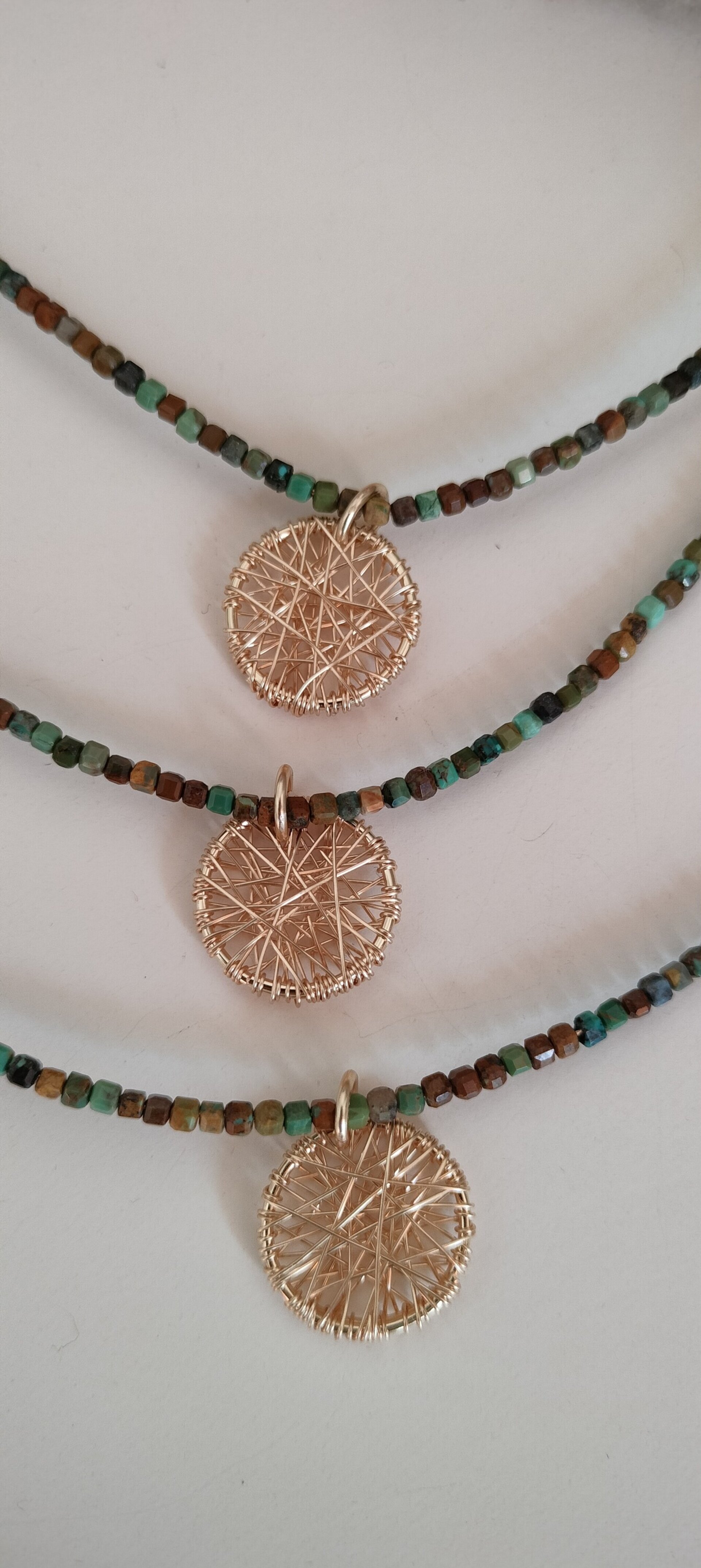 Gargantilla o Chóker de piedra natural - 4