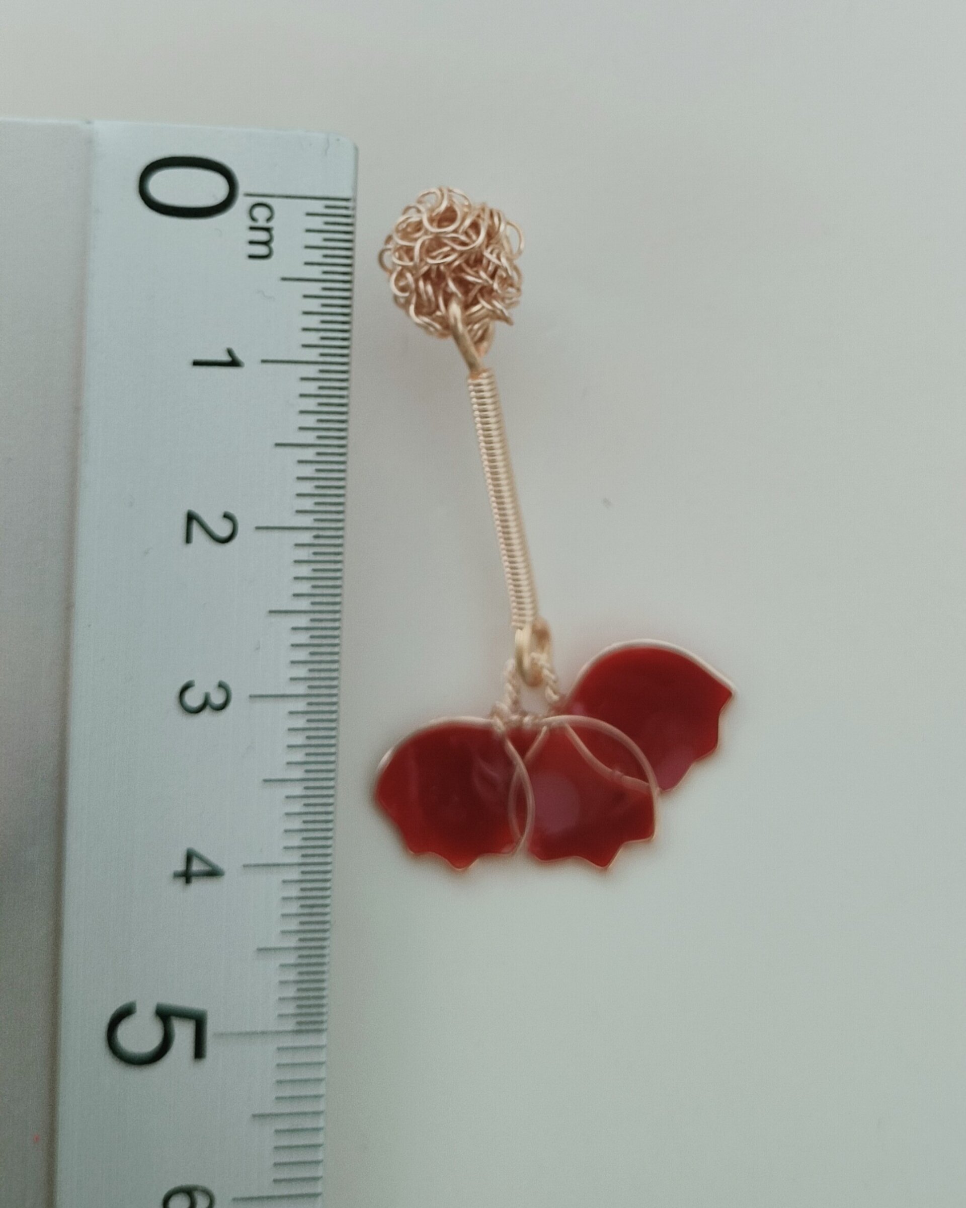 Pendientes ADA rojos - 4