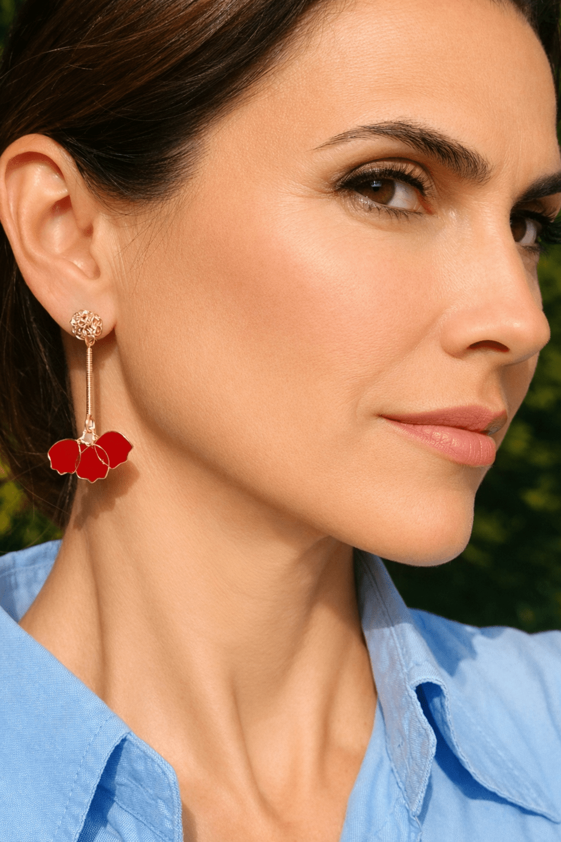 Pendientes ADA rojos - 2