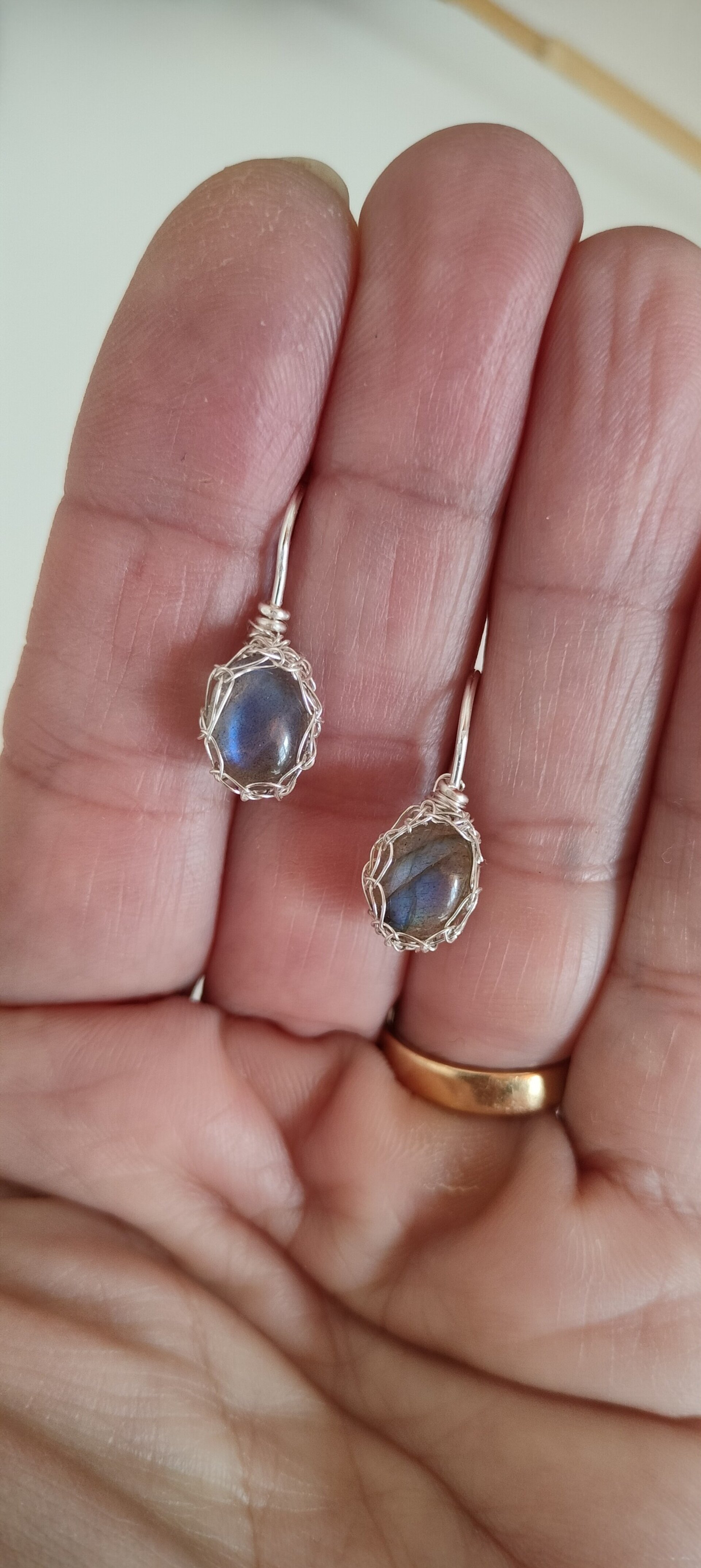 Pendientes LABRADORITA mini - 2